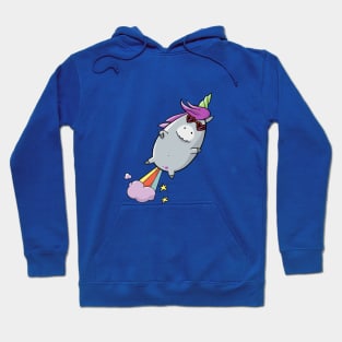 Unicorn with natural propulsion Hoodie